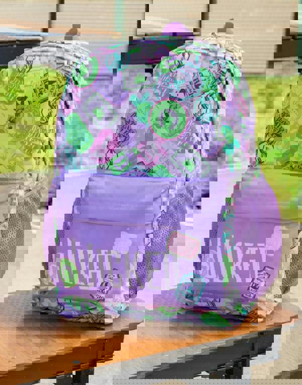 Vanilla Underground Wicked Girls Purple Icons Backpack (One Size)