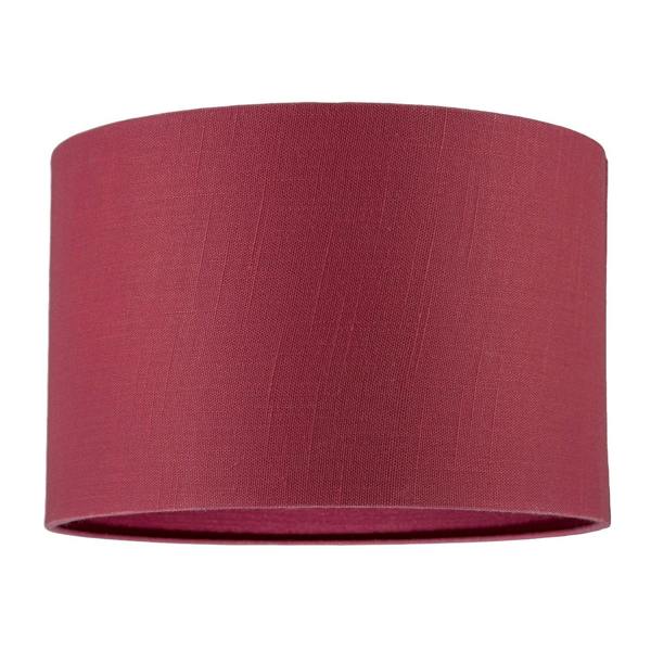 Modern Chic Chrysanthemum Textured Linen Fabric Circular Lamp Shade Image 1