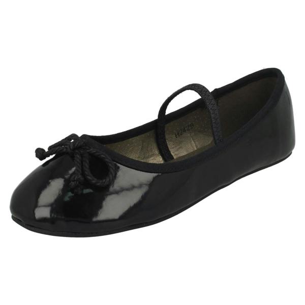 Spot On Girls Spot On Elastic Bar Ballerinas