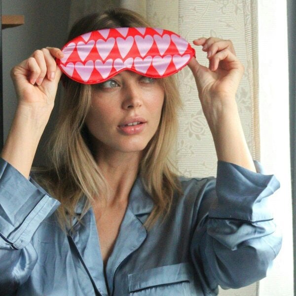 SMUG Satin Sleep Mask - Longheart Print