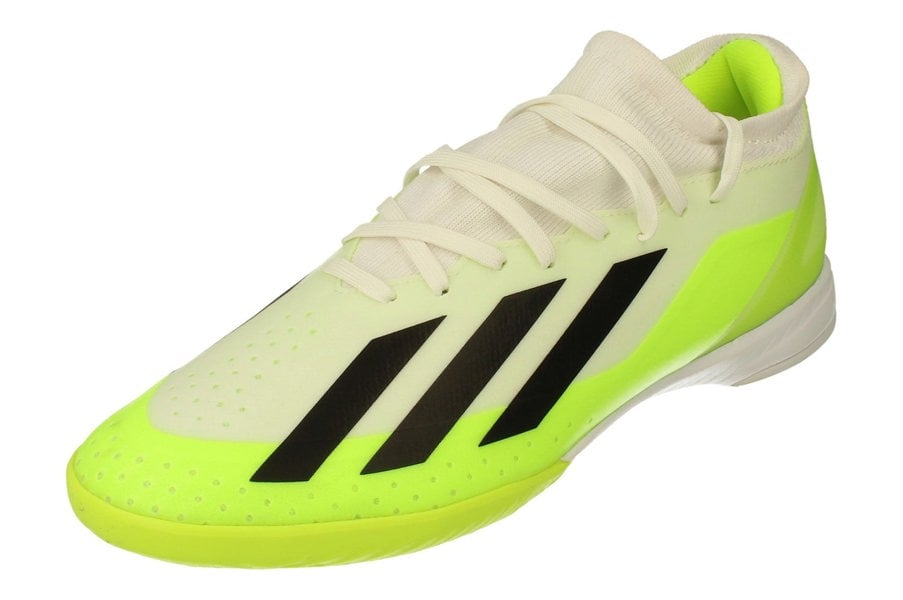 Adidas X Crazyfast.3 In Mens Football Boots Trainers ID9340 - White Black Lime Id9340 - Photo 0