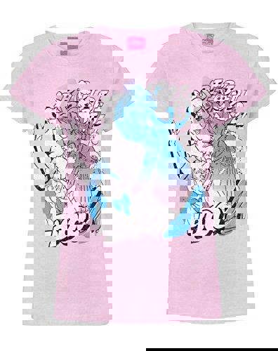 Disney Girls Pink Cinderella Short Sleeved T-Shirt