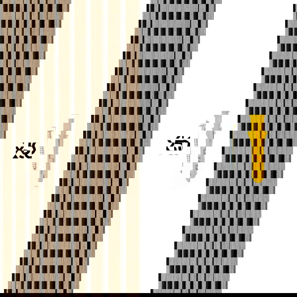 Monstershop Acoustic Slat Wall Panels x 2 - Light Walnut