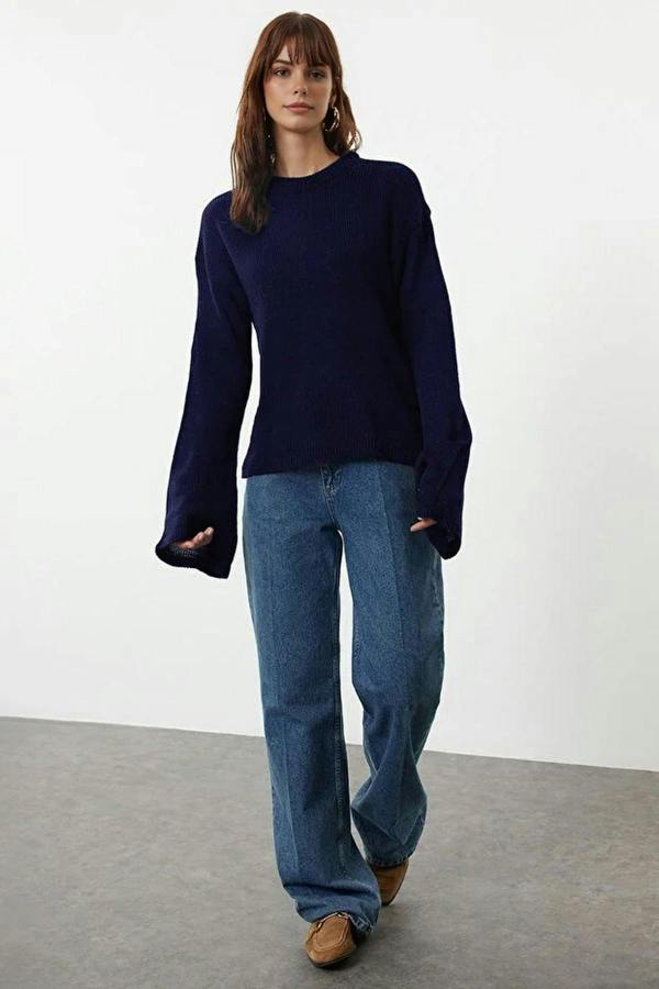 WOVCOR Oversize Soft-Textured Knit Sweater