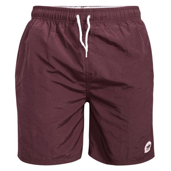 Duke Mens D555 Yarrow Kingsize Swim Shorts - Burgundy