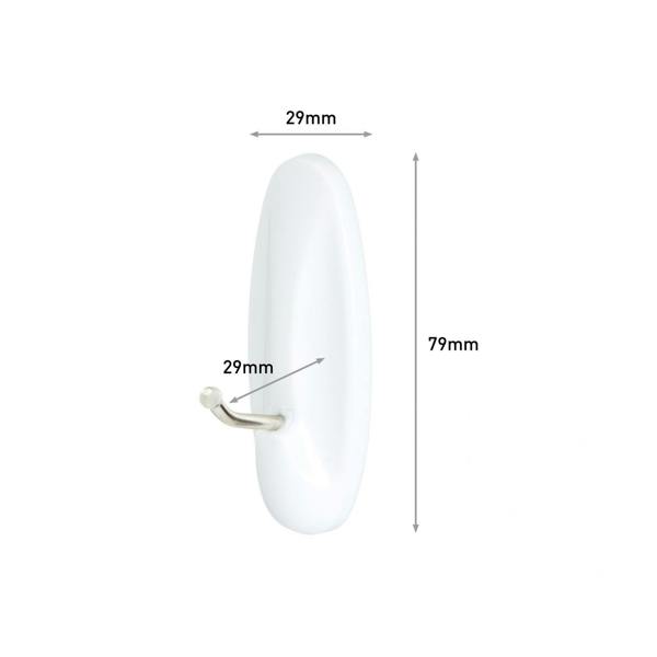 Command Medium Wire Hooks (pack 2) - Multi Colour - 