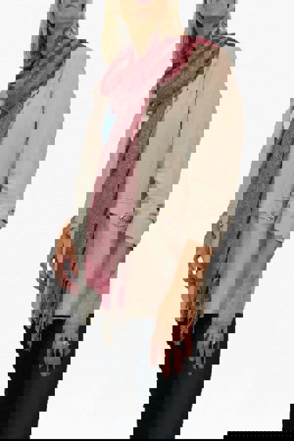 Paulo Due Paisley Jacquard Fine Pashmina Shawl Wrap