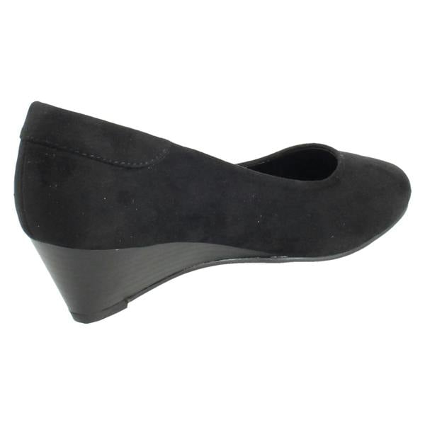Spot On Ladies Spot On Wedge Heel Shoes F90157