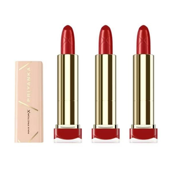 Max Factor 3 x Max Factor Colour Elixir Priyanka Lipstick - 052 Intense Flame