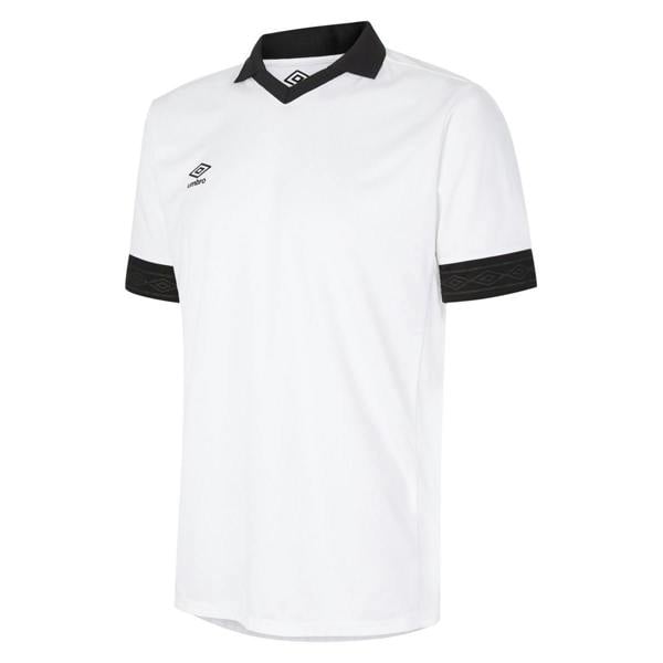 Umbro Childrens/Kids Tempest Short-Sleeved Jersey - White/Black