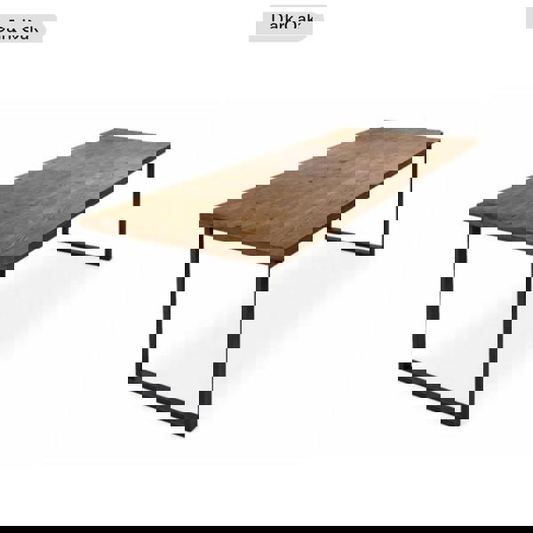 TRL Furniture Sleek & Slender Rustic Dining Table