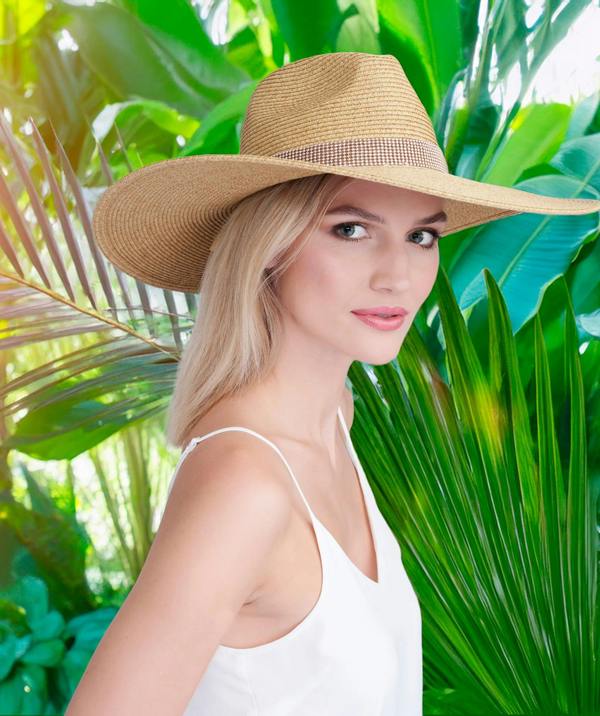 Pia Rossini Sasha - Wide Brim Straw Hat