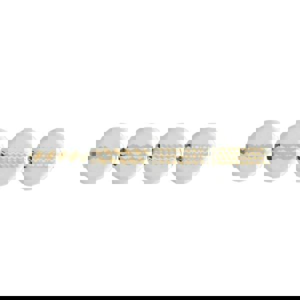 LSA Chevron Teaplate 16cm Gold Assorted Set of 4