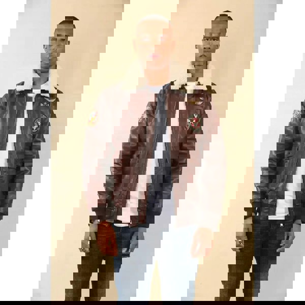 AERO-JET_jacket_Brown_3XL, AERO-JET_jacket_Brown_4XL, AERO-JET_jacket_Brown_5XL, AERO-JET_jacket_Brown_L, AERO-JET_jacket_Brown_M, AERO-JET_jacket_Brown_S, AERO-JET_jacket_Brown_XL, AERO-JET_jacket_Brown_XS, AERO-JET_jacket_Brown_XXL