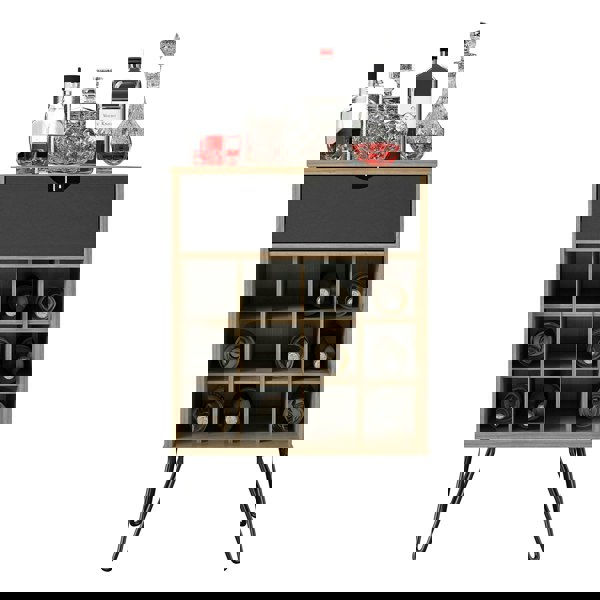 Dorel Home Concord Beverage Storage Stand Natural