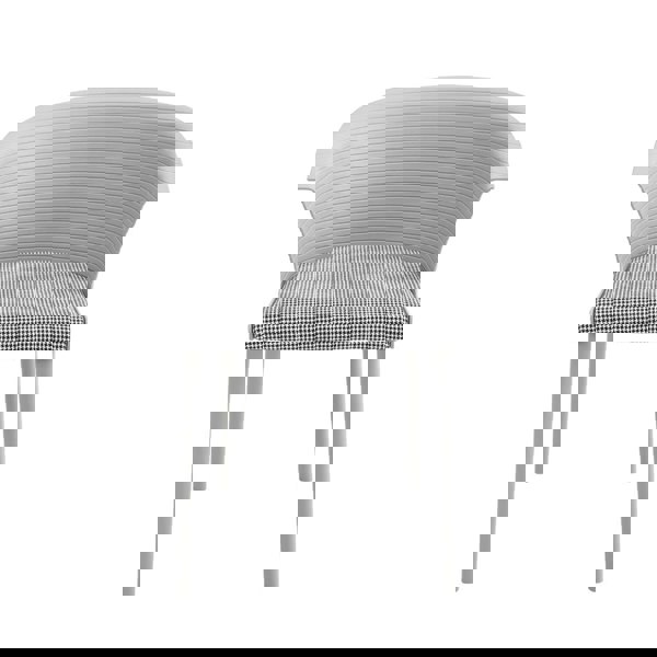 Modern Gray Plastic Chairs, Set of Four, Durable and Lightweight Living and Home