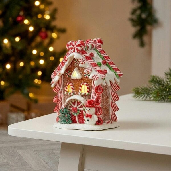 Garden Greatness Gingerbread House Christmas Light Ornament