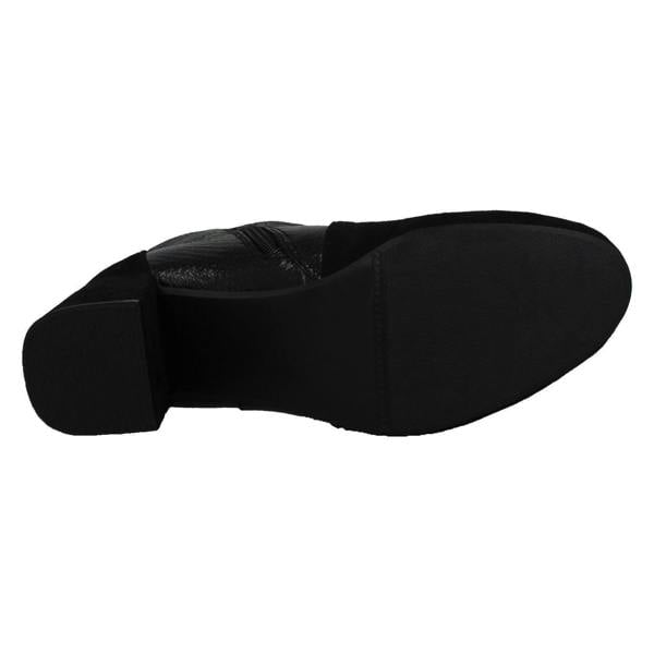 Spot On Ladies Spot On Chunky Heel Ankle Boots F51138