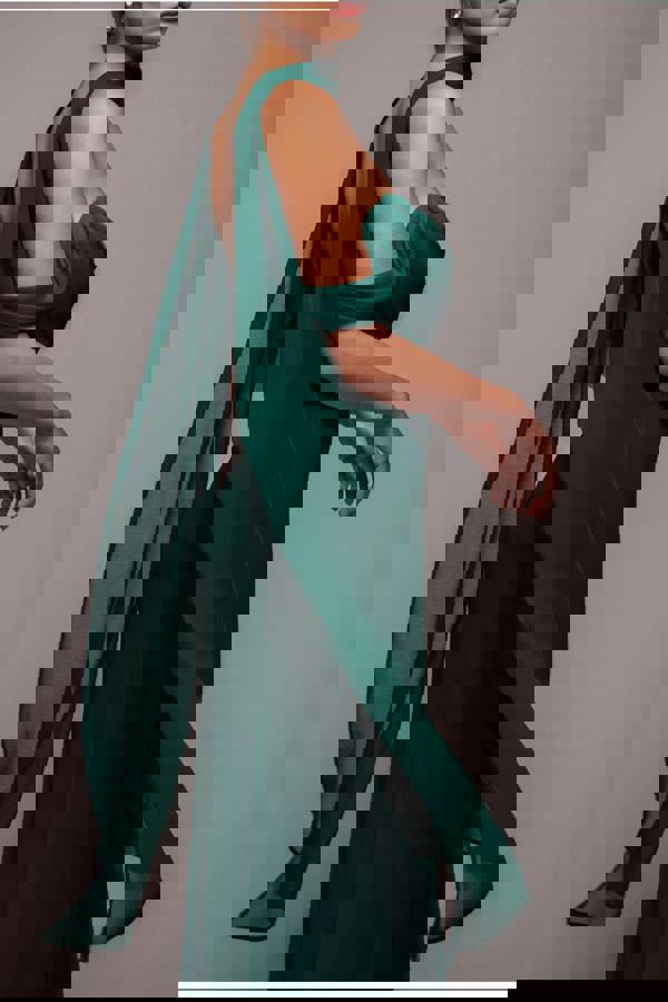 Chiffon Scarf - Emerald Green AC15