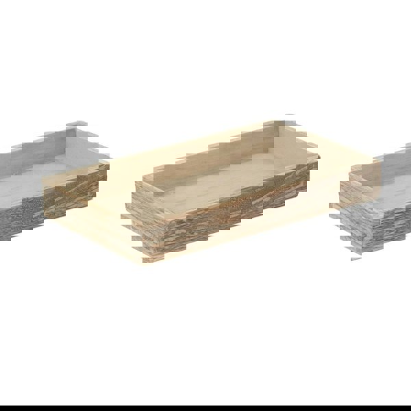 Shallow Wooden Plinth Tray
