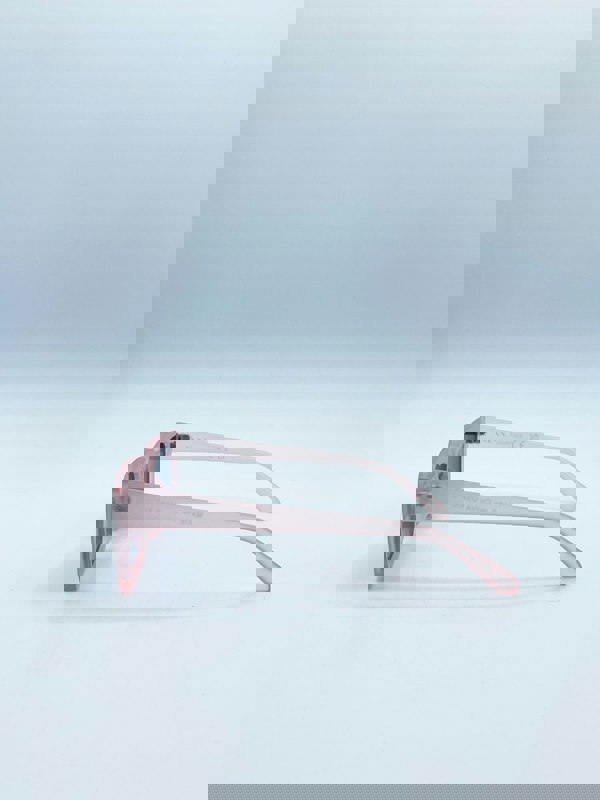 SVNX Square Frame Sunglasses in Matte Pink with Black Lenses