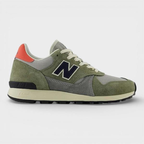 New Balance 475 Dark Olivine Raincloud Drift Rot