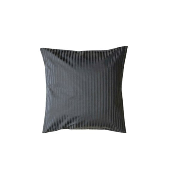 Belledorm Hotel Stripe Pillowcase - Charcoal