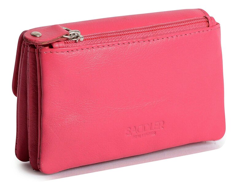 SADDLER Spacious Leather Purse "Lily" – Handmade by Saddler | RFID Protected & Gift Boxed | Triple Gusset Design for Cards, Coins & Keys