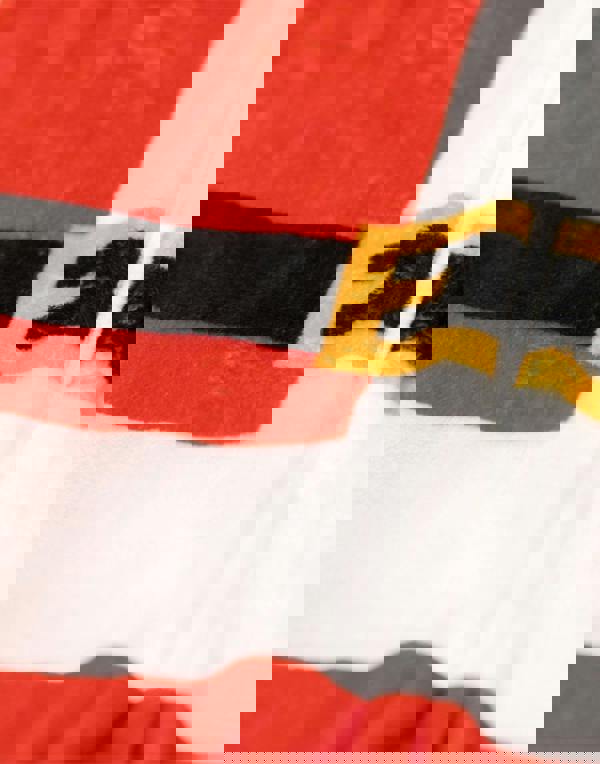 Show Me The Merch Unisex Kids Red Santa Onesie