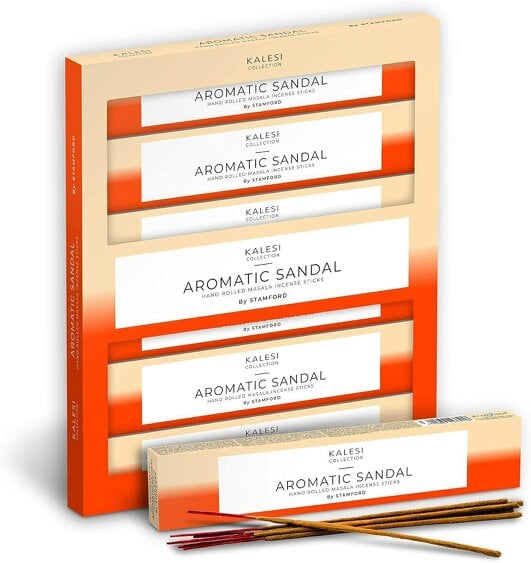 Kalesi Collection Aromatic Sandal Incense Sticks Pack of 6