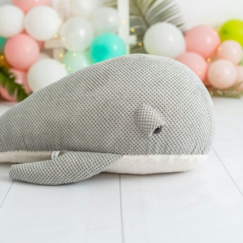 CROCHETTS Large whale plush made from soft cotton A2LD374