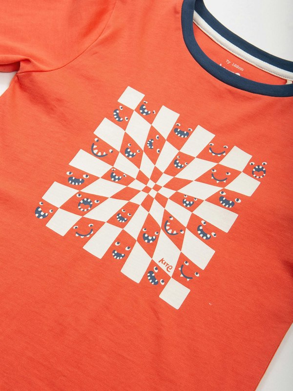 Kite Boys Organic Chequerboard Champ T-Shirt