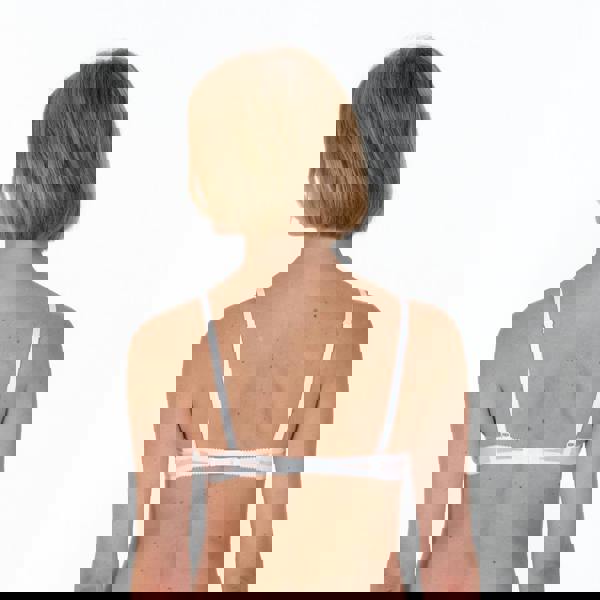 Back view of Perfectly You bra in white – small cup bra with supportive fit