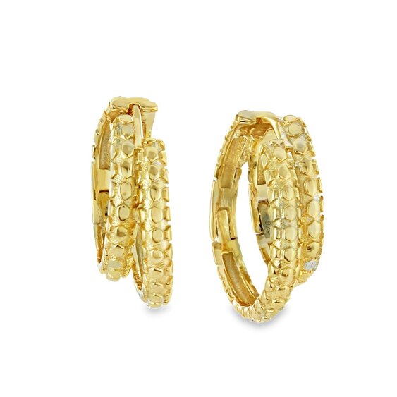 Reeves & Reeves Skelter Hoop Earrings