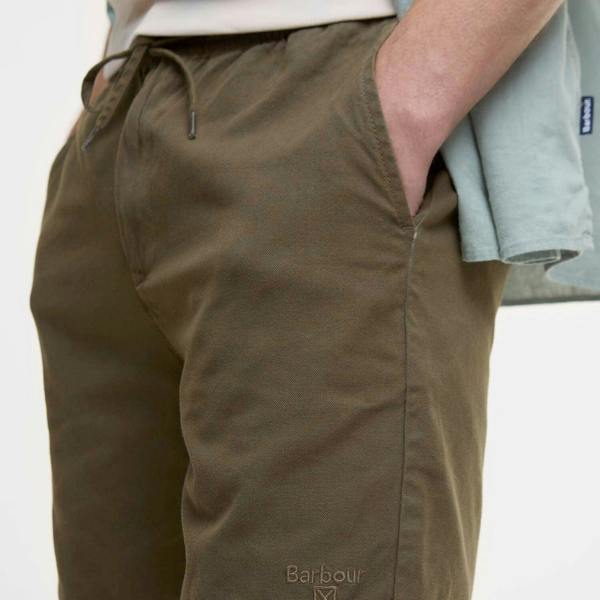 Barbour Washed Oxford Relaxed Short