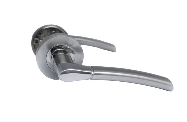 EDH Door Hardware Epsom Chrome Satin Internal Door Handles