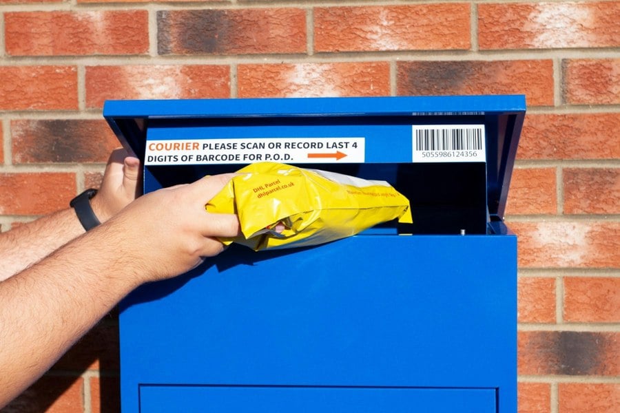 Monstershop Parcel Post Box - Blue