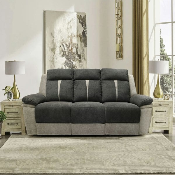 Comfy Living Fabric Manual Reclining Sofa set