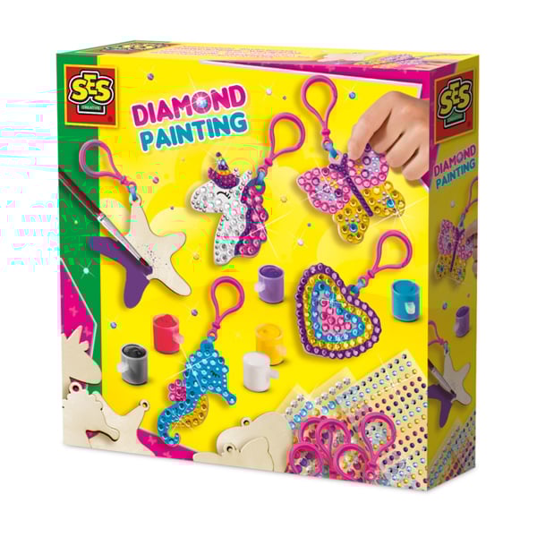 SES Creative Diamond painting - Wooden keychains