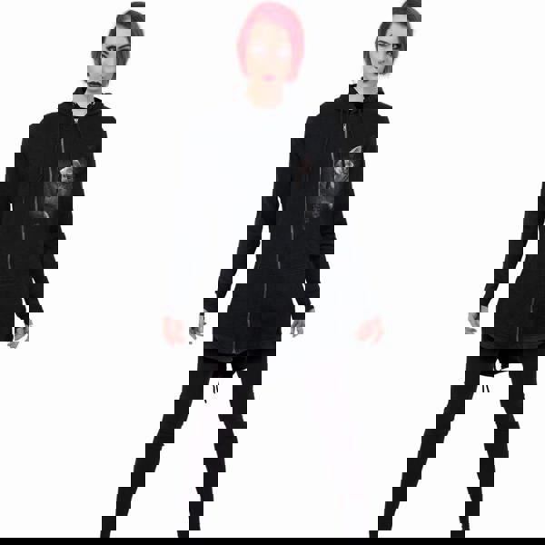 Spiral Direct POCKET KITTEN - Ladies Fish Tail Full Zip Hoody - Zip Sleeve