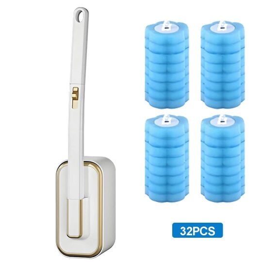 Havendro Disposable Toilet Brush Set Toilet Bowl Cleaning System Cleaners with Refills