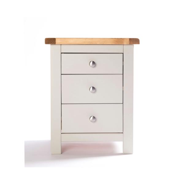 Argenta 3 Drawer Bedside Table