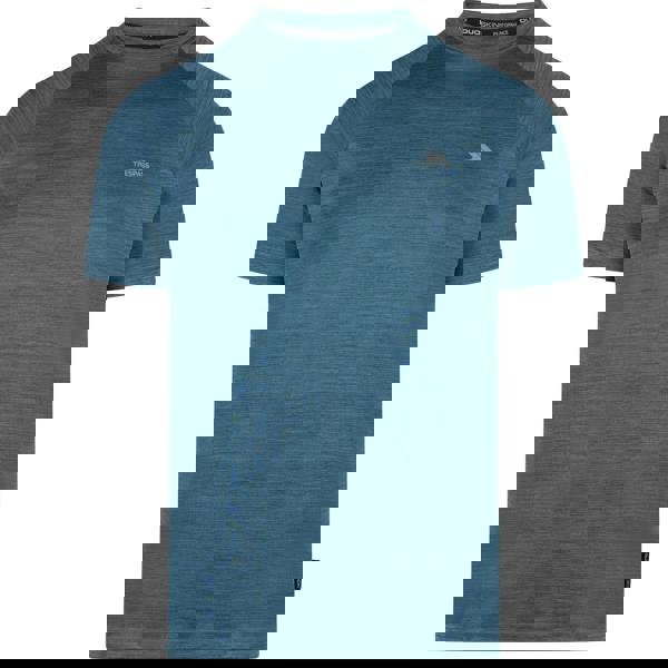 Trespass Mens Leecana TP75 T-Shirt - Bondi Blue Marl