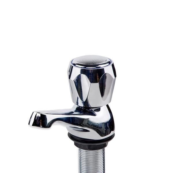 Flode Staika Economic Bath Taps - Polished Chrome Finish