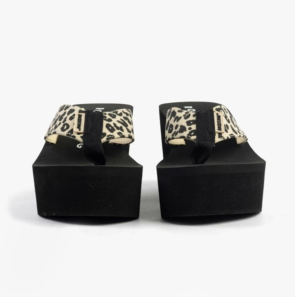 Rocket Dog CRUSH LEON LEOPARD Womens Sandals Natural