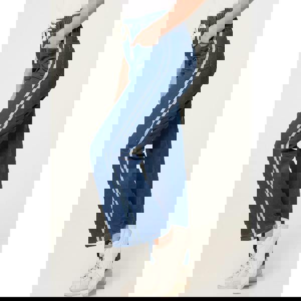 Blue Vanilla Side Stripe Jeans With Drawstring