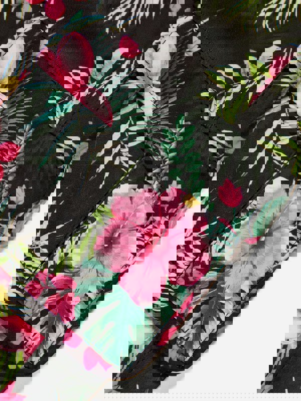 Monnalisa Girls Jungle Cargo Trousers in Black