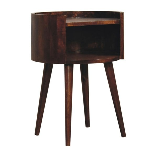 Artisan Furniture Chestnut Round Open Slot Bedside