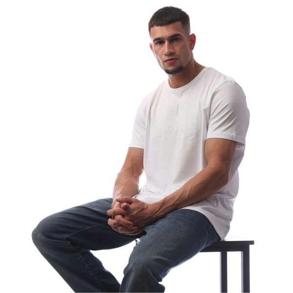 Boss Mens Teebo T-Shirt - White - 