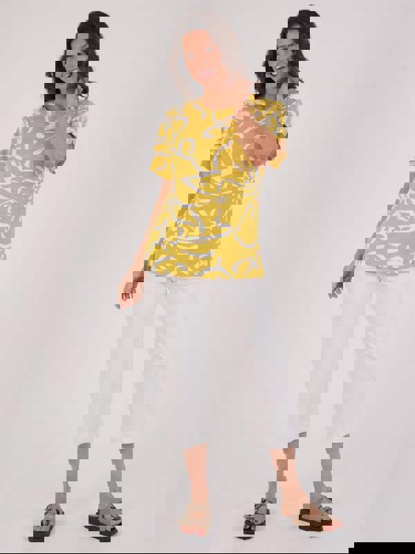 VIZ-A-VIZ Floral Print Top